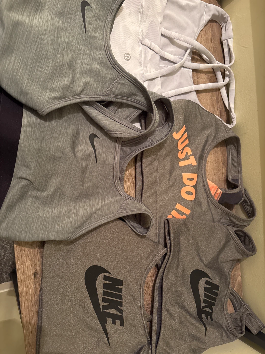 Bundle of Nike and Lululemon Sports Bras