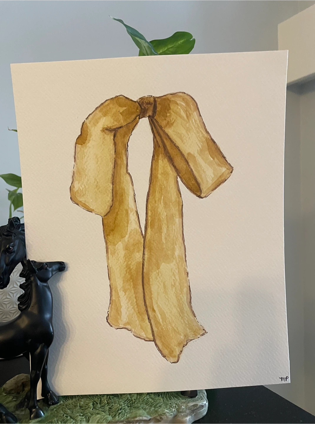 Watercolor Bow Paintings