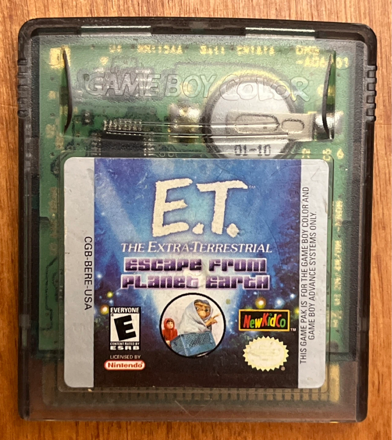 Gameboy Color ET The Extra Terrestrial Escape from Planet Earth