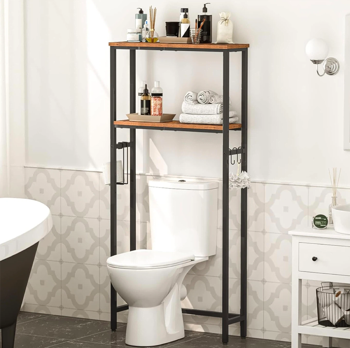 Over-the-Toilet Storage Shelf Unit - photo 3