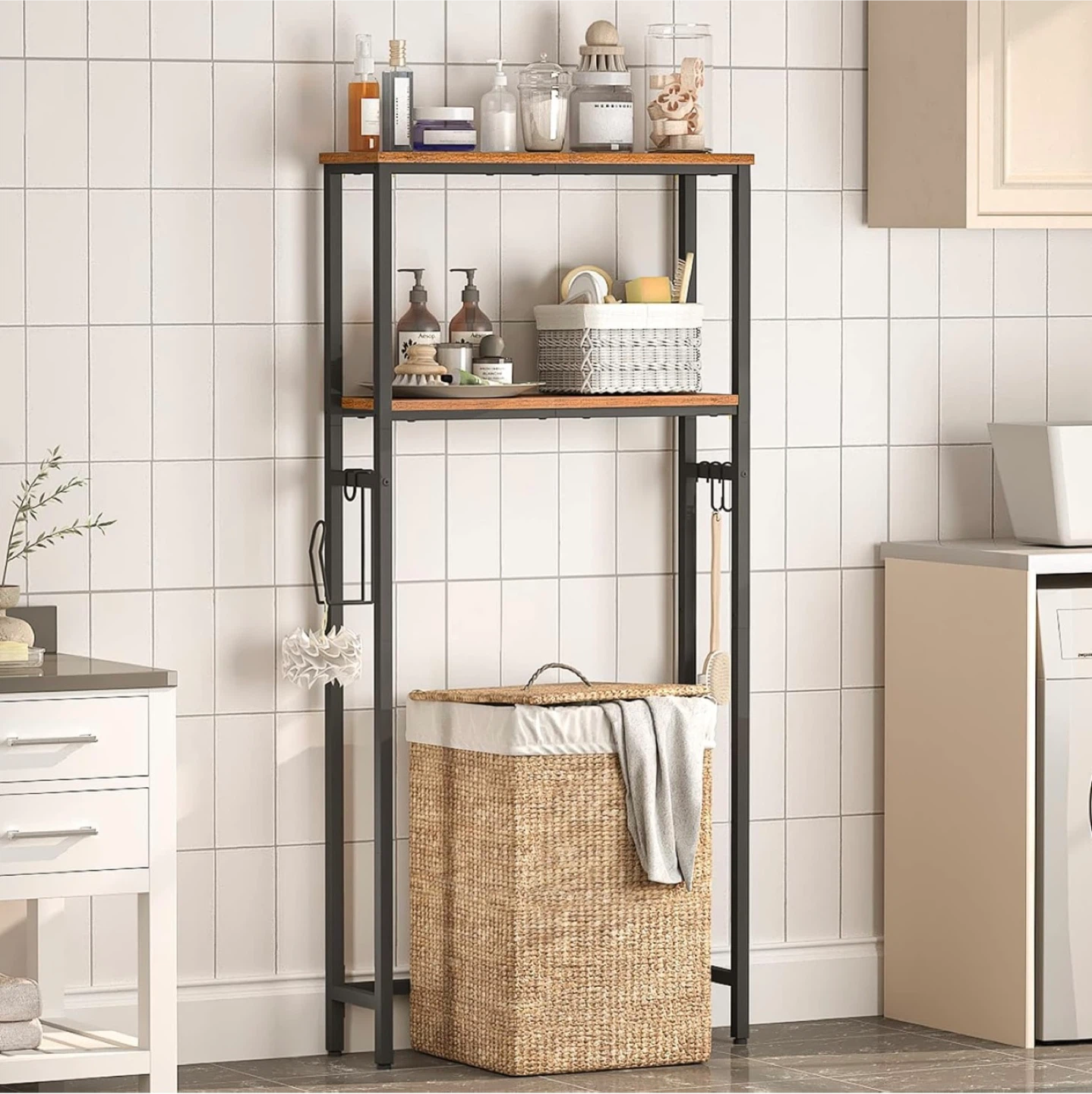 Over-the-Toilet Storage Shelf Unit - photo 4
