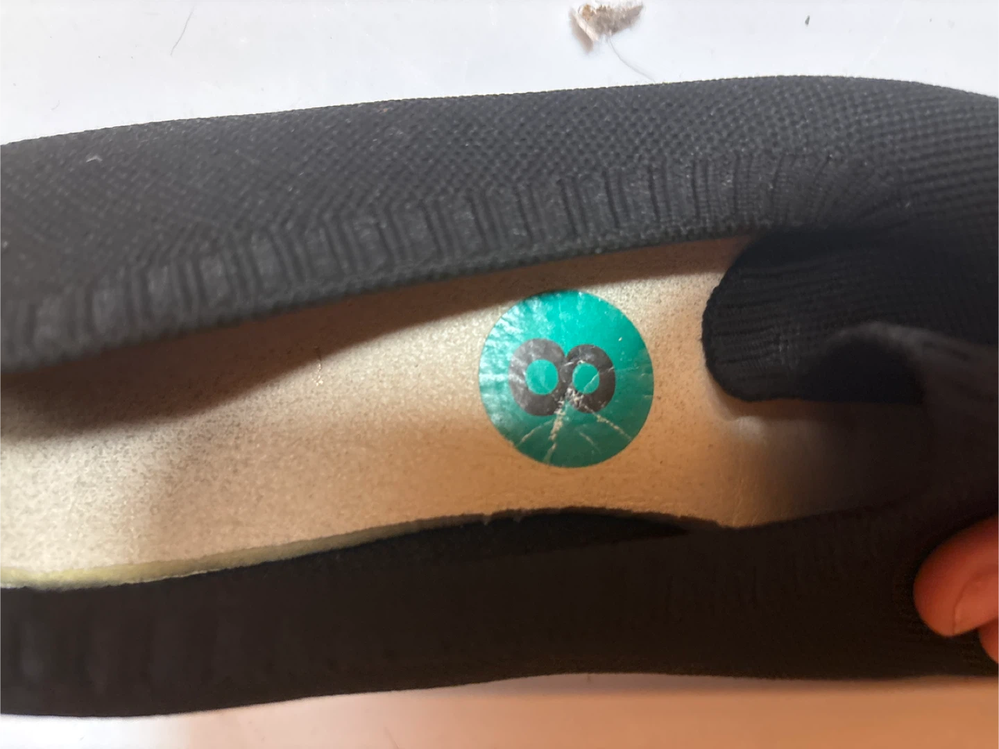 Black Knit Loafer Flats - Size 8 - photo 3