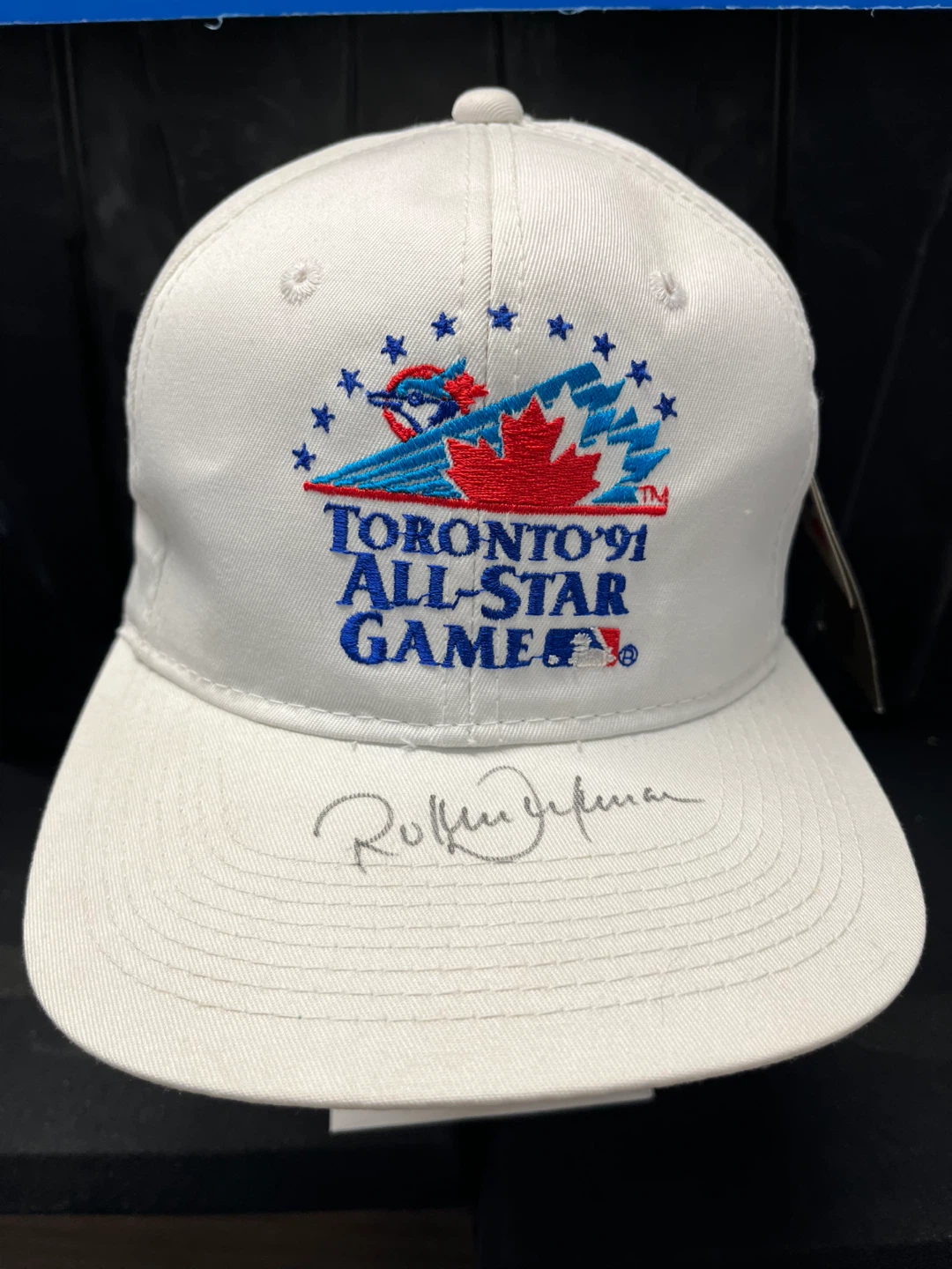 Roberto Alomar signed 1991 Toronto All Star Game Baseball hat