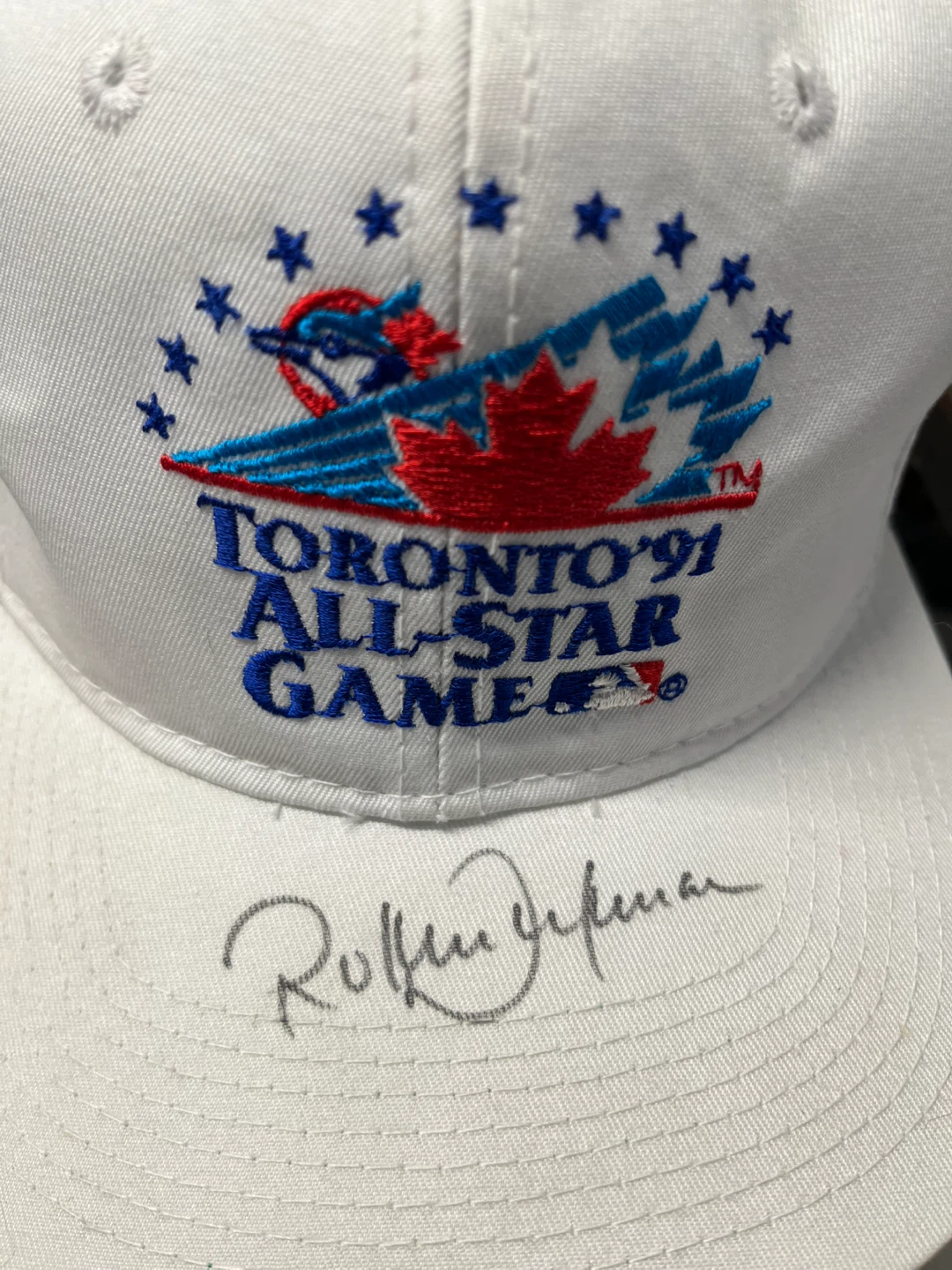 Roberto Alomar signed 1991 Toronto All Star Game Baseball hat - photo 5