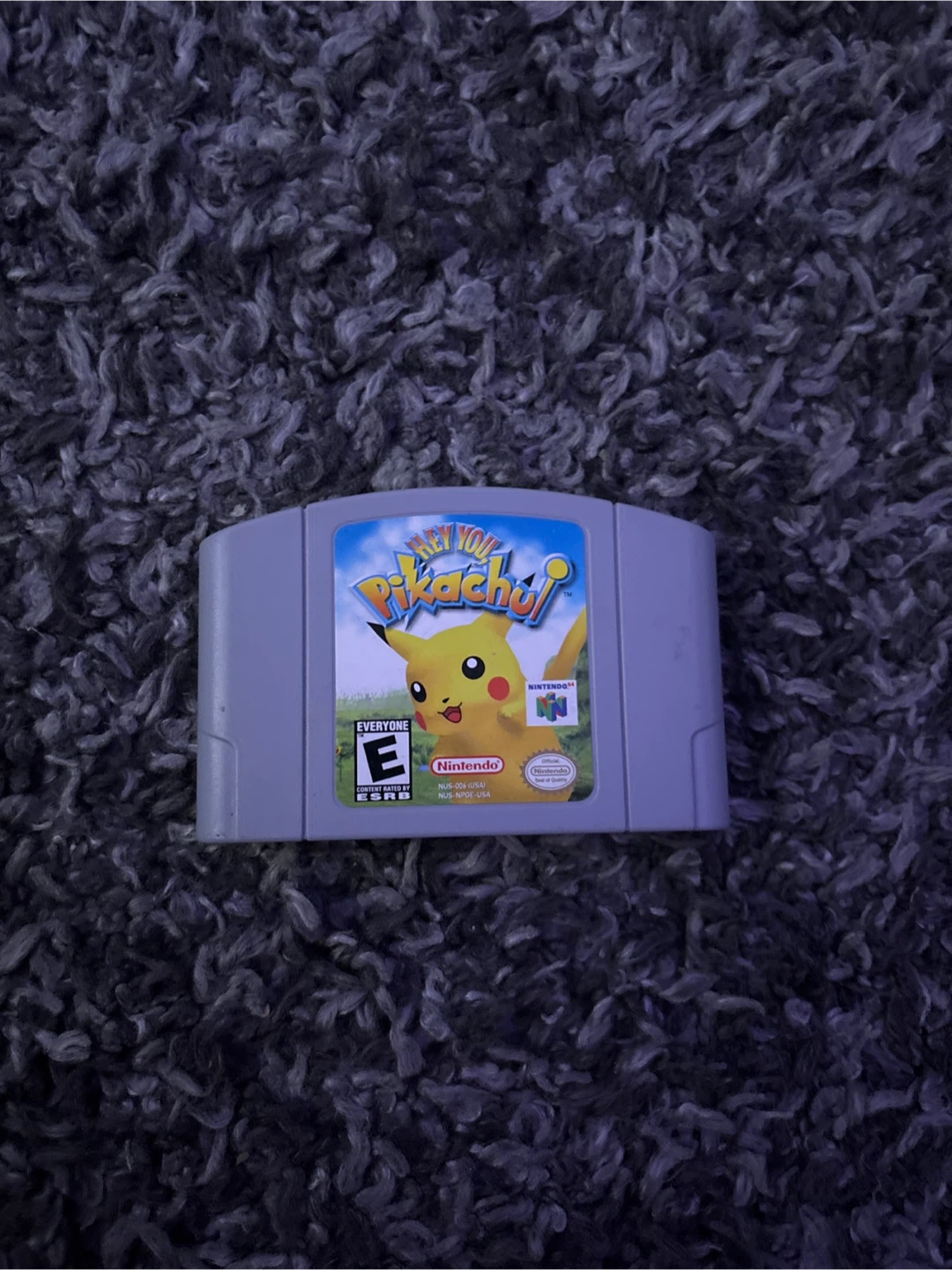 Hey You, Pikachu! N64 Game Cartridge