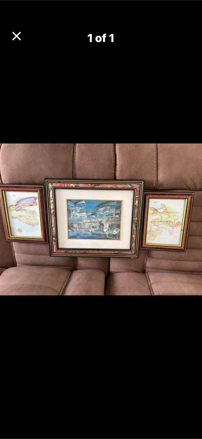 Set of 2 Framed Prints - Nautical/Boats