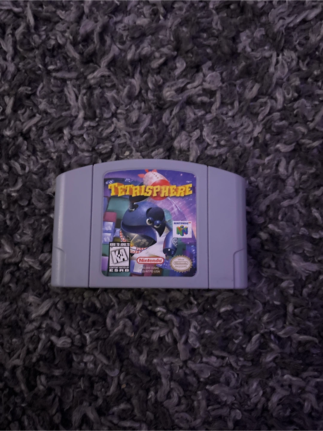 Nintendo 64 Tetrisphere Game Cartridge