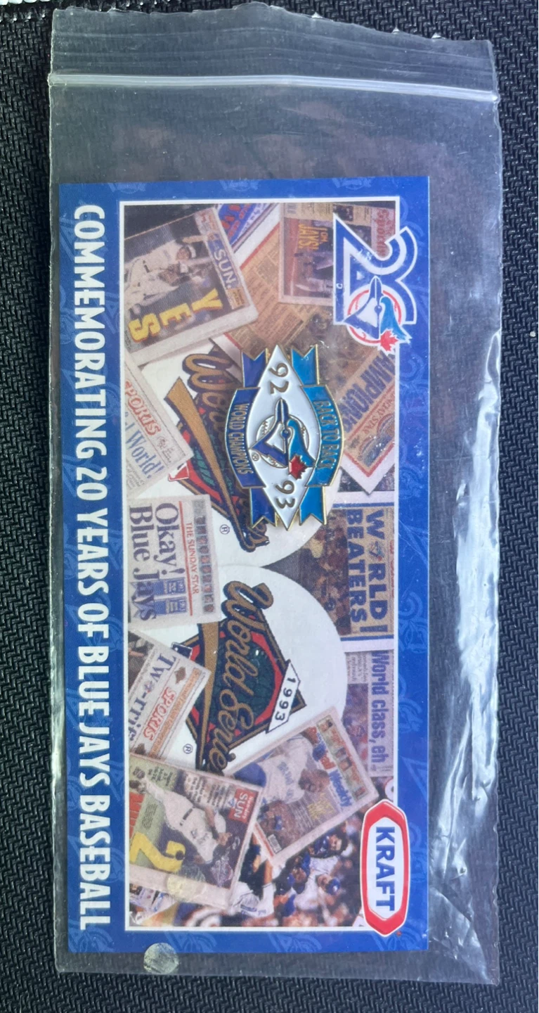 Toronto Blue Jays Back To Back World Champions Pin - photo 2