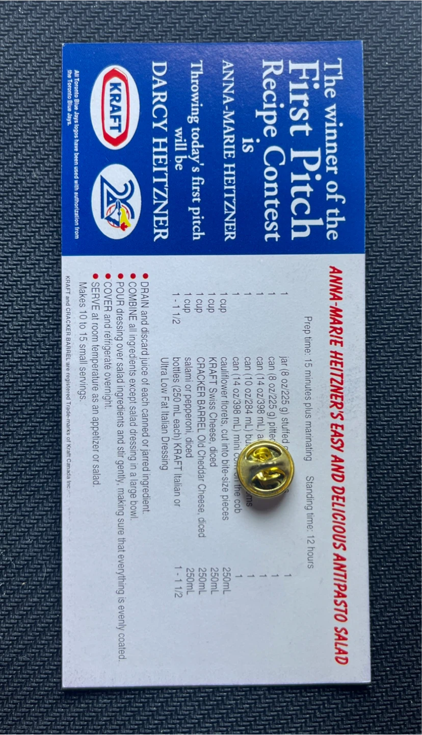 Toronto Blue Jays Back To Back World Champions Pin - photo 3