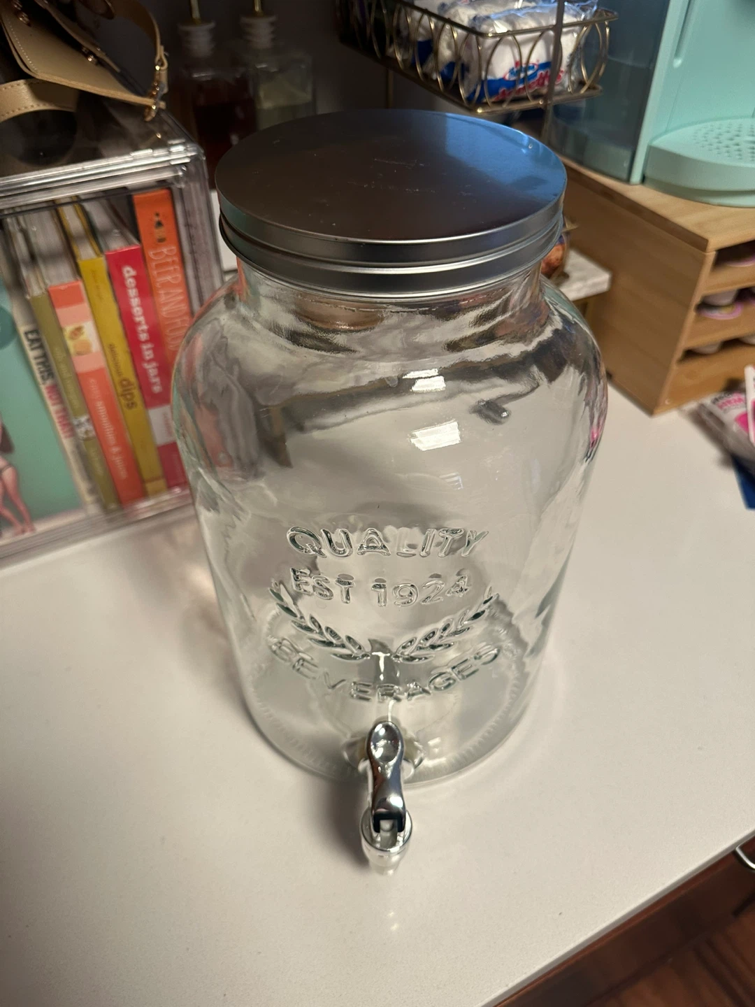 NEW 2 GAL Glass Dispenser - photo 2