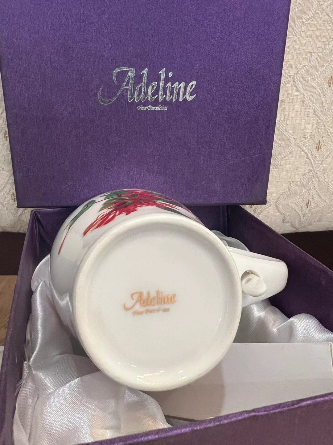 Adeline Porcelain Mug with Spoon - photo 2