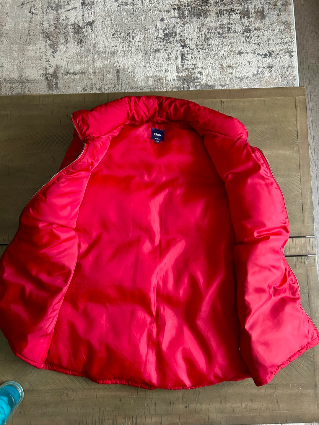 Gap Red Puffer Vest - Men’s Size Large - photo 3