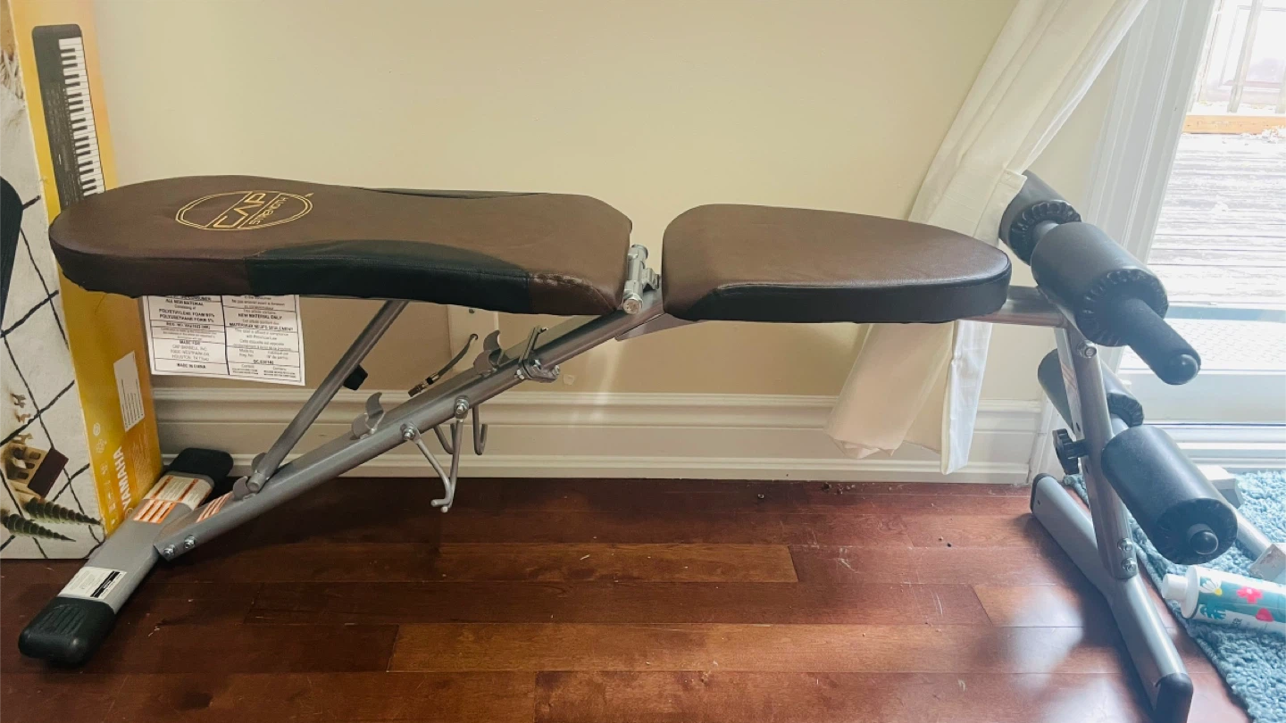 CAP Strength Adjustable Weight Bench - photo 2