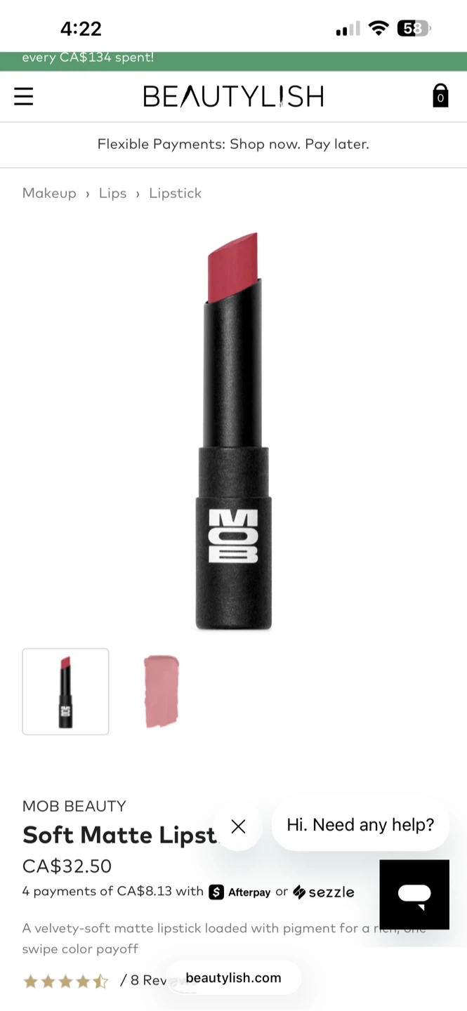 MOB Beauty Soft Matte Lipstick - photo 3