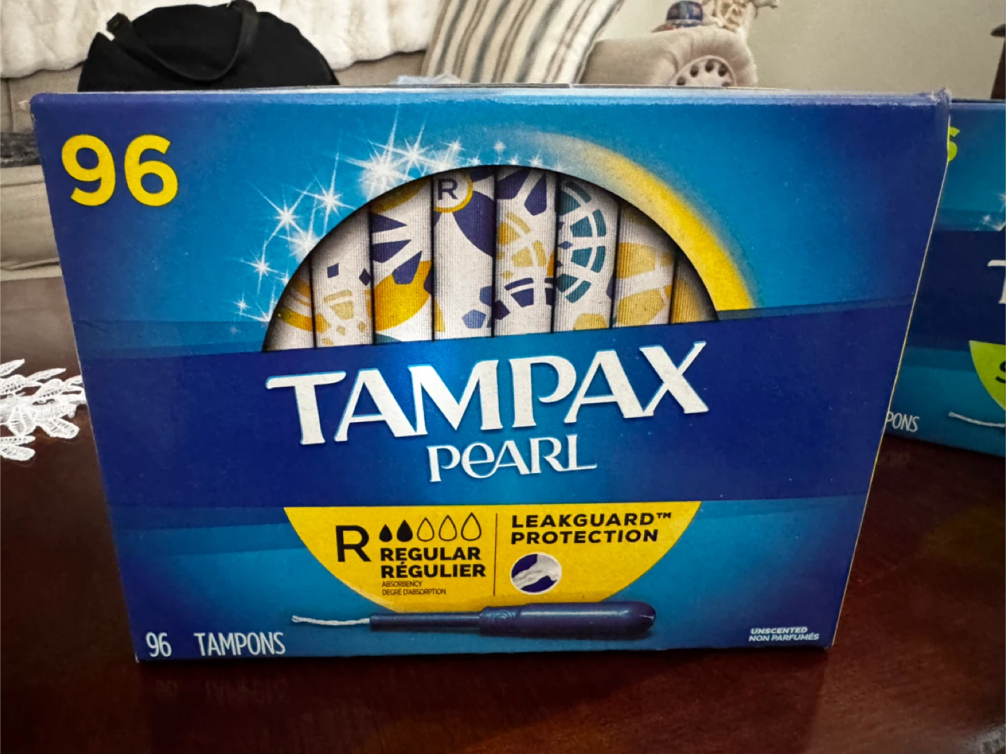 Tampax Pearl Tampons Super Absorbency - 96 Count