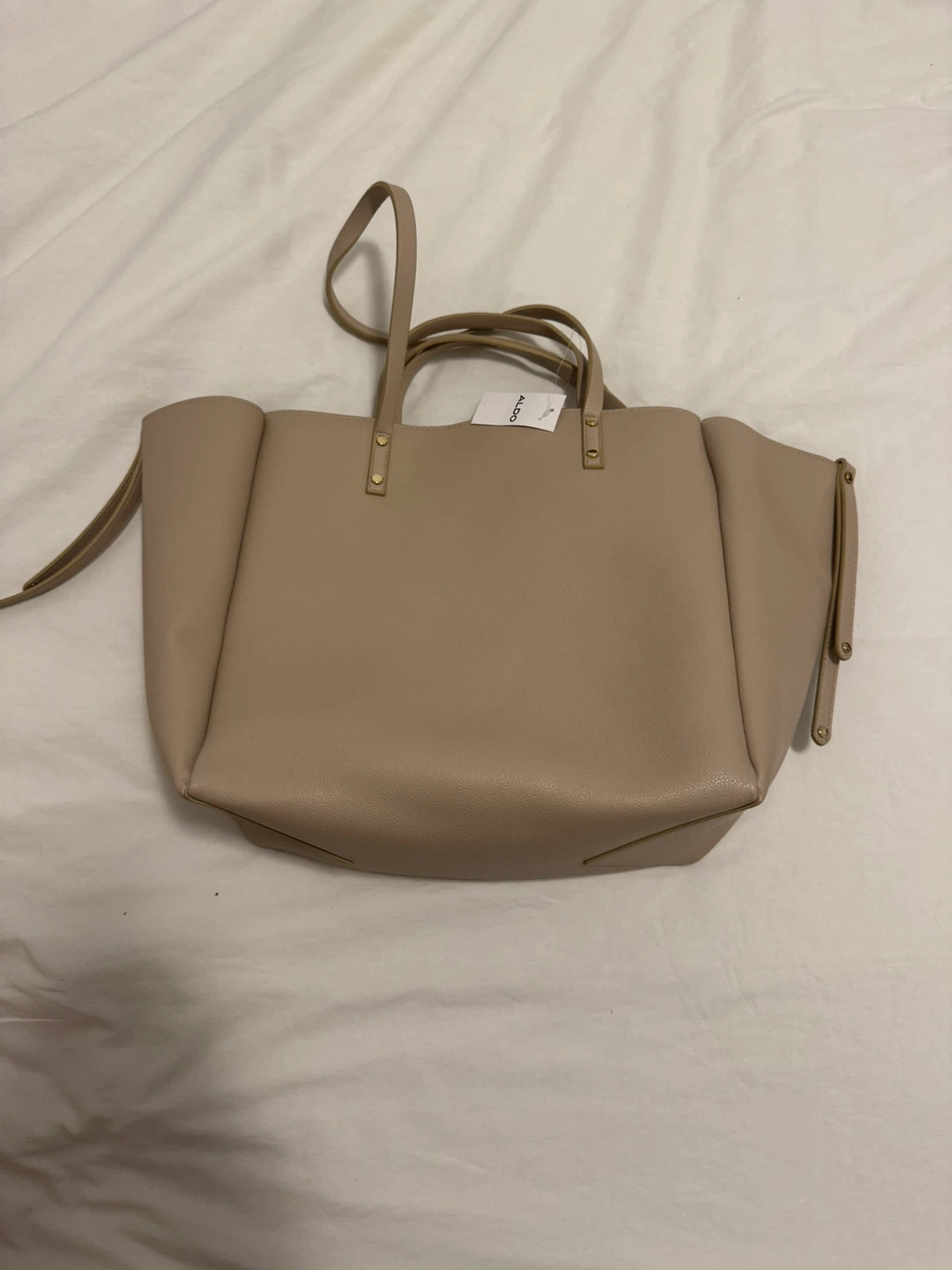 ALDO Tan Faux Leather Tote Bag - photo 2