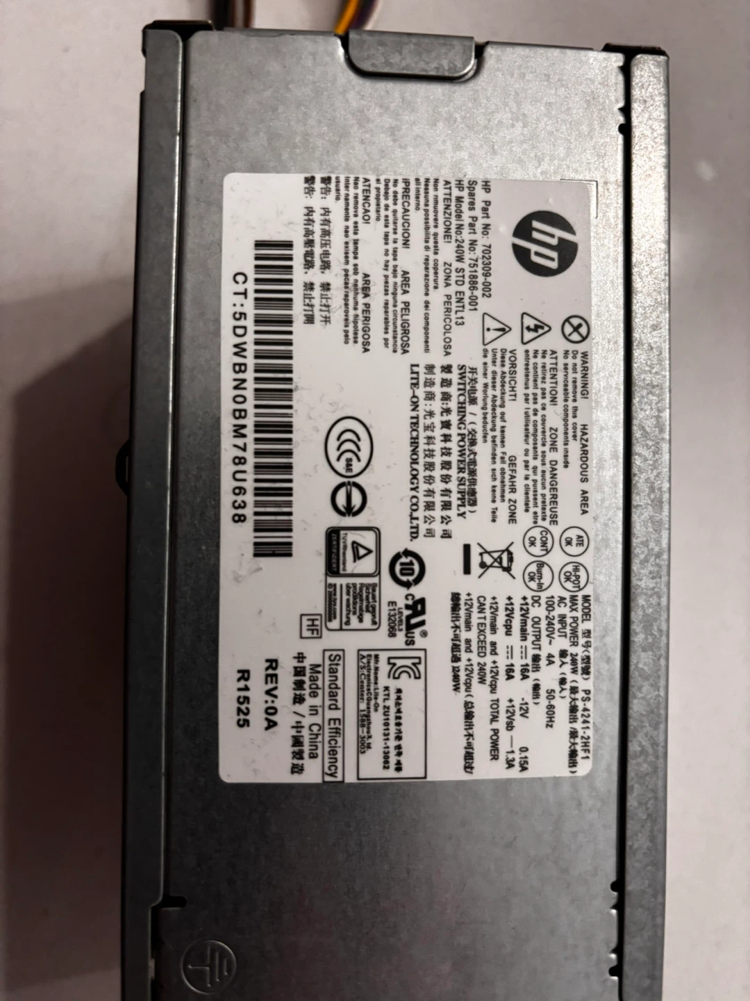 LIQUIDATION ⚡ Alimentation HP NEUVE 240W – 30$ AUJOURD’HUI - photo 2