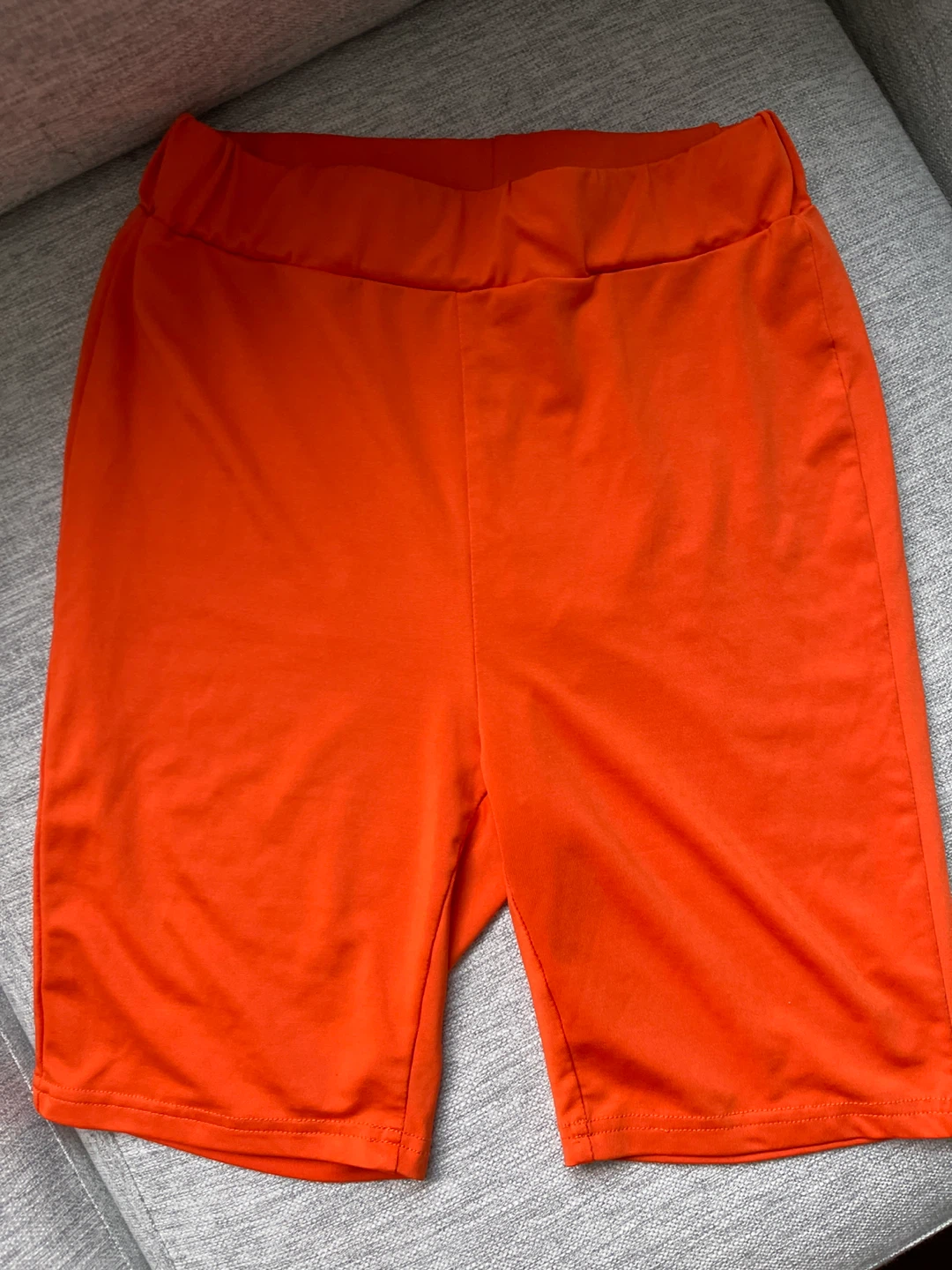 Orange Bike Shorts
