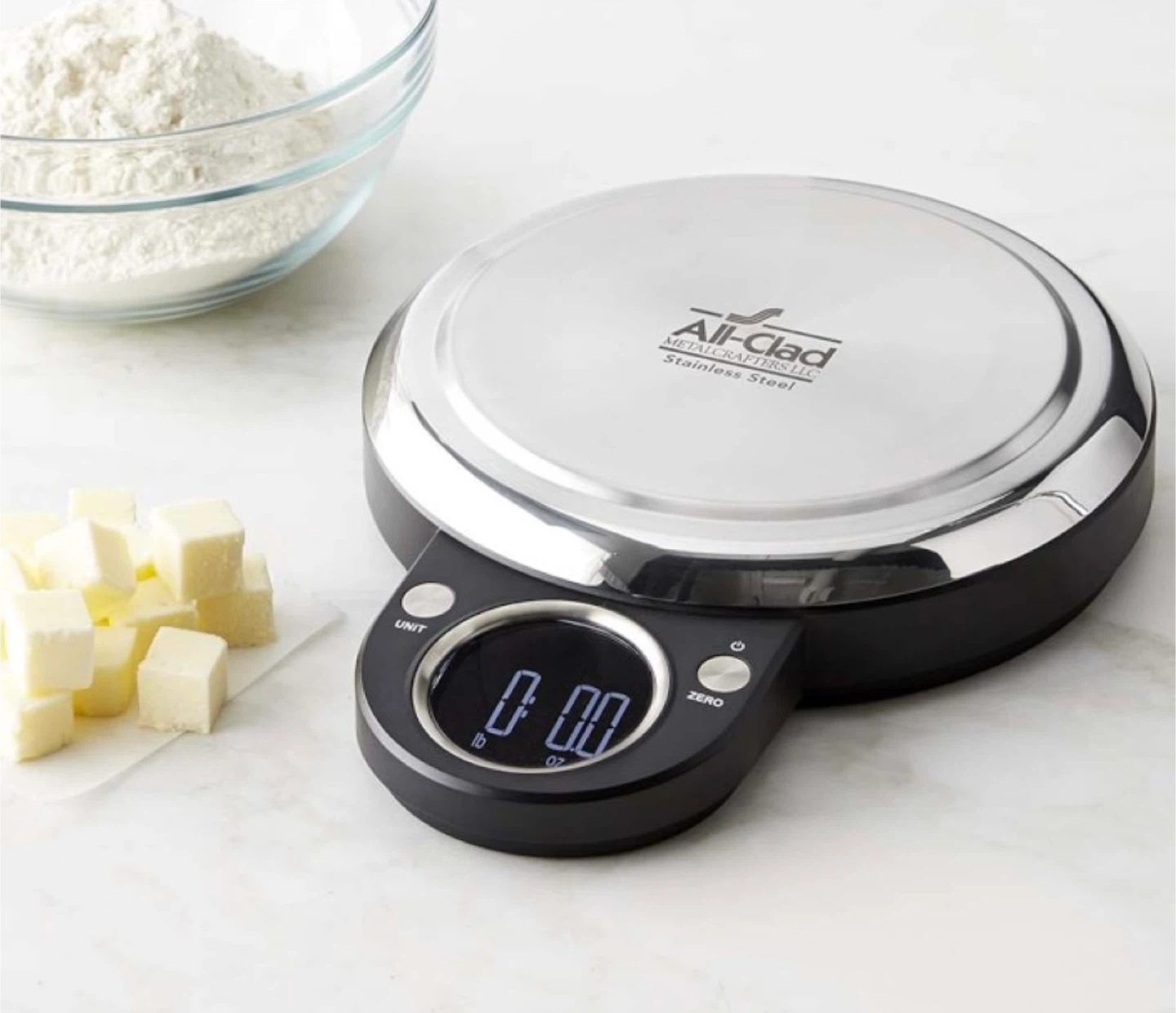 All-Clad Stainless Steel Kitchen Scale KS22