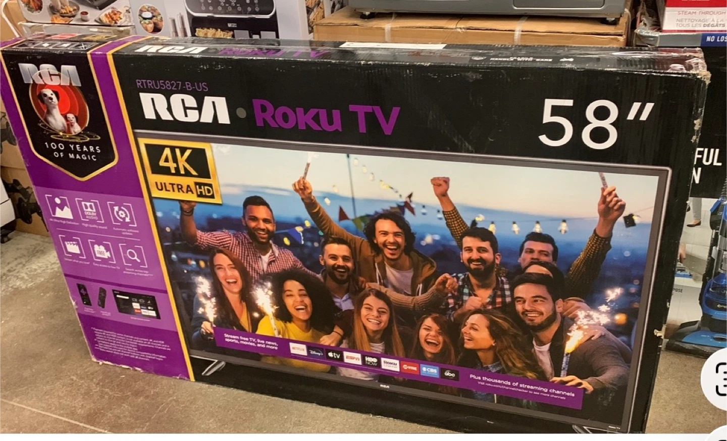 RCA 58" 4K UHD Roku Smart TV