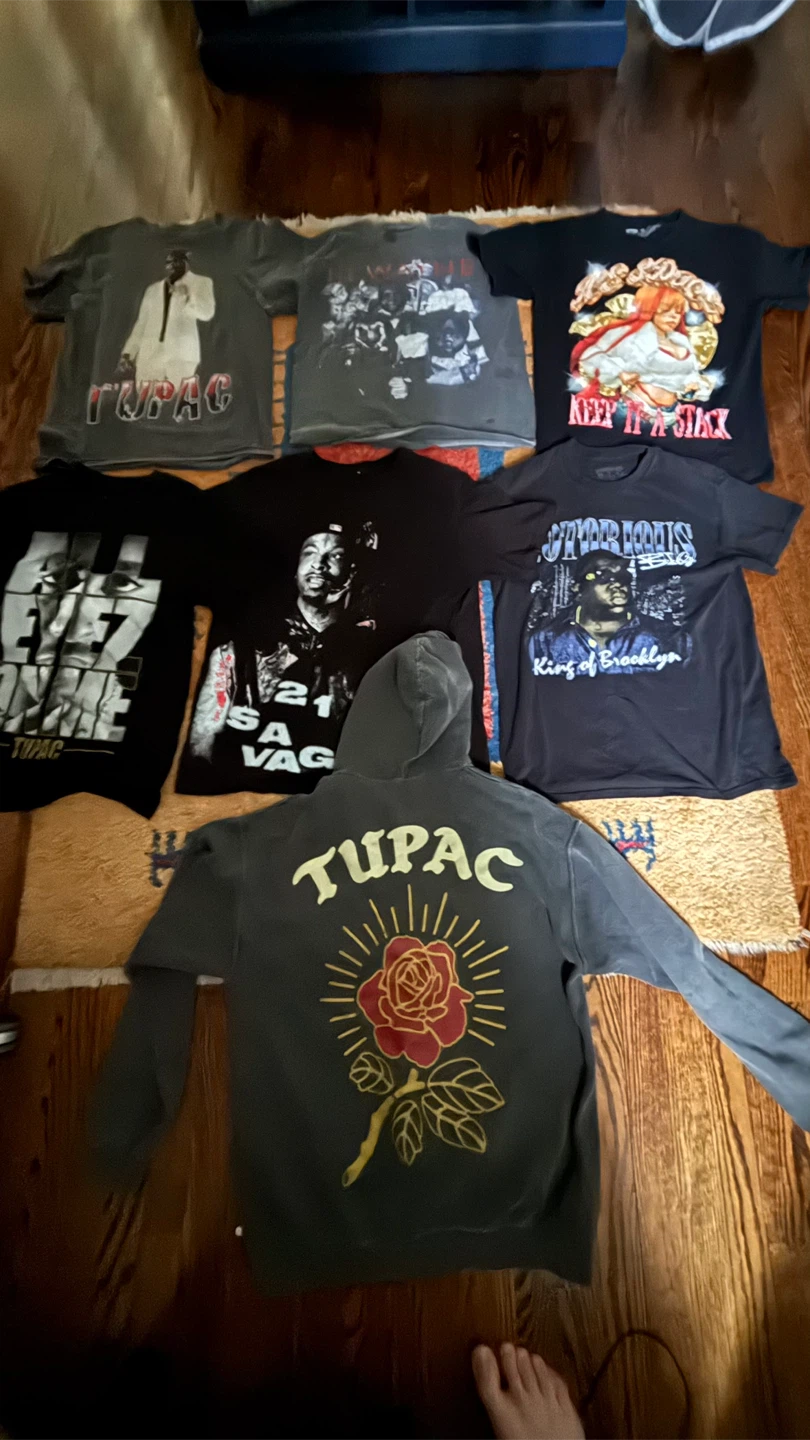 Rapper Graphic T-Shirts and Hoodie Bundle