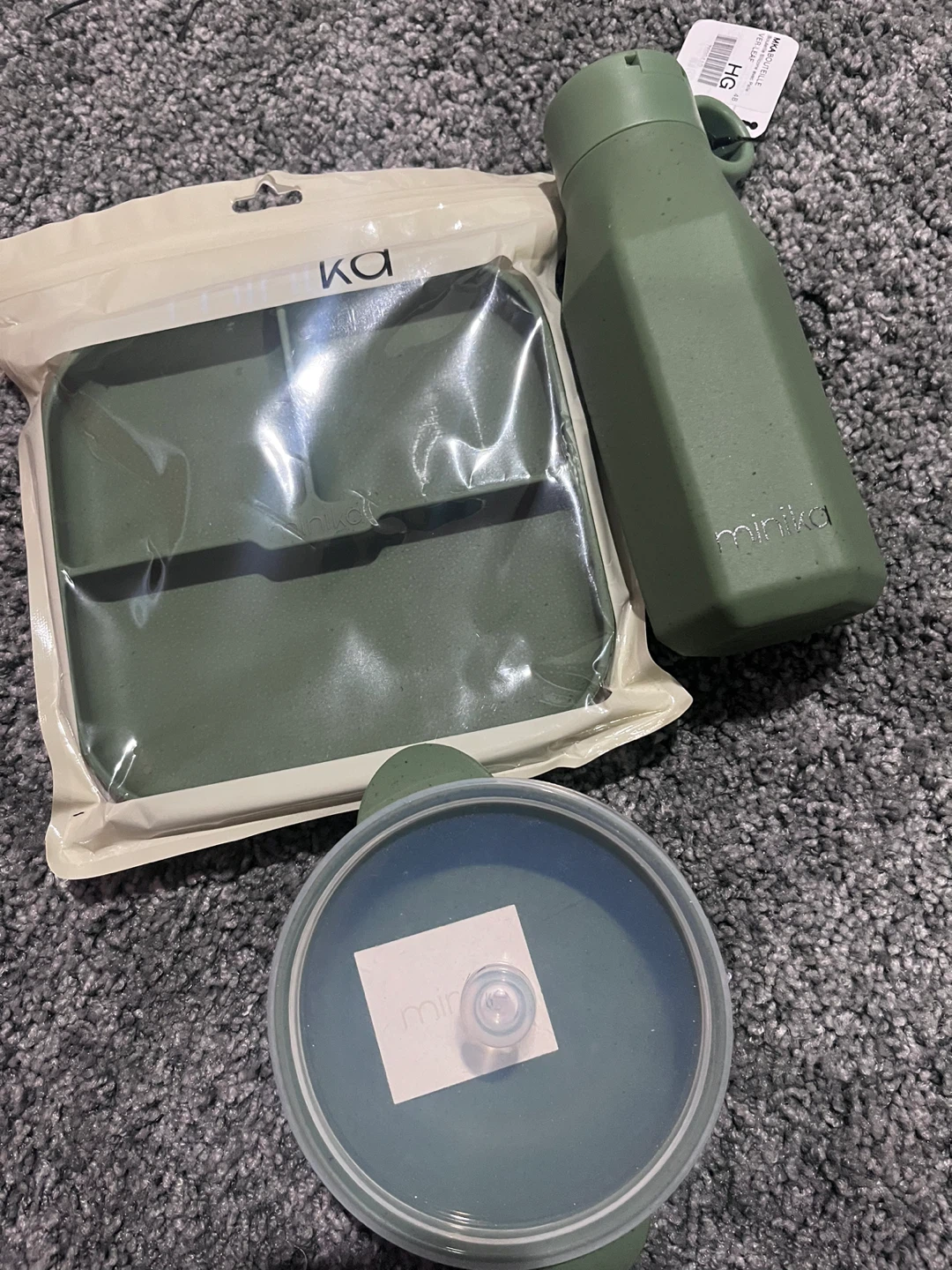 Minika Reusable Food Container Set with Water Bottle - photo 2