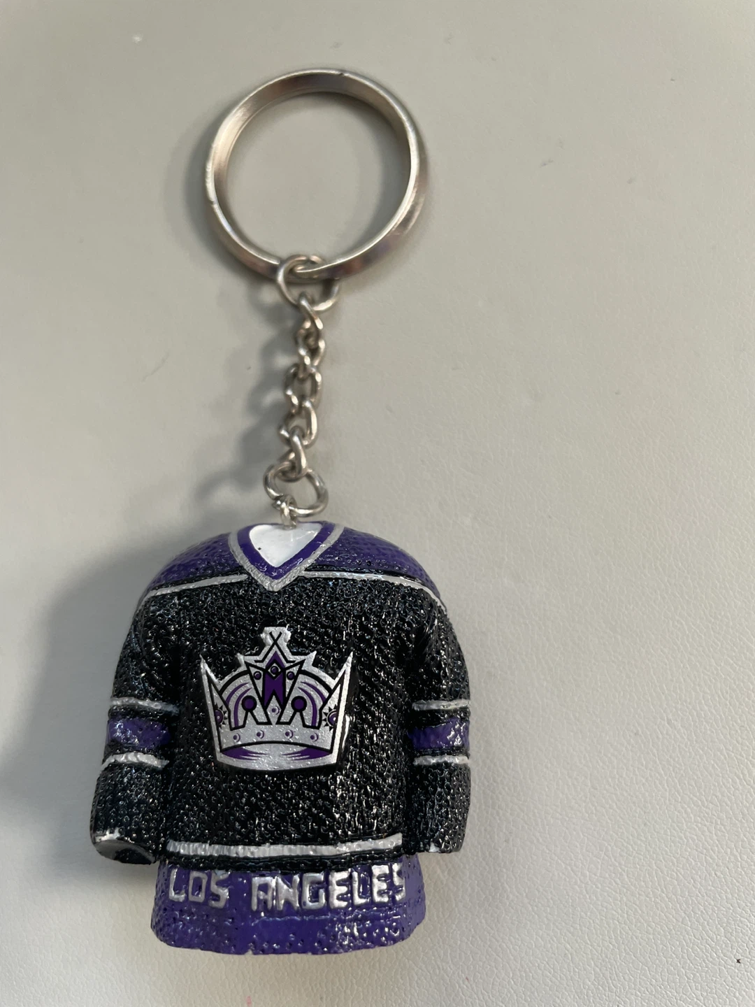 Los Angeles Kings Hockey Jersey Keychain