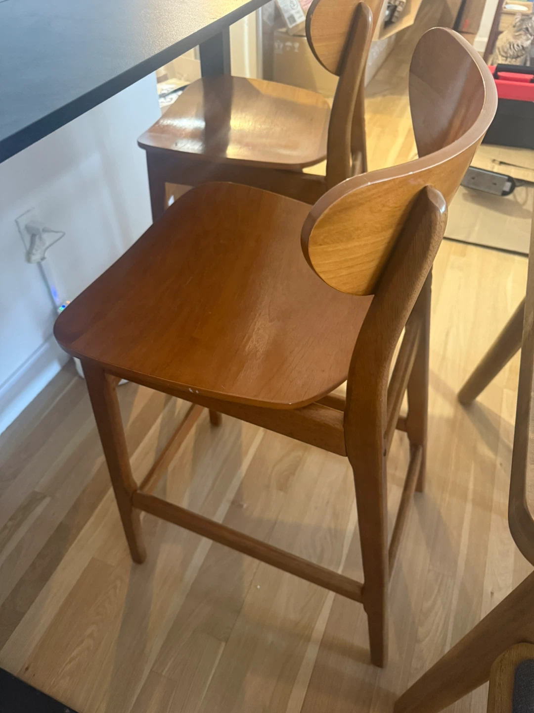 Set of 2 West Elm Classic Cafe Counter Stools - photo 3