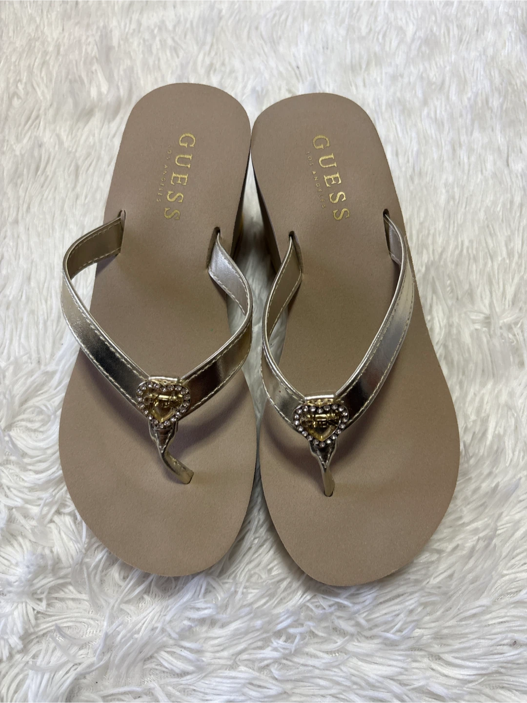 Guess Wedge Flip Flops