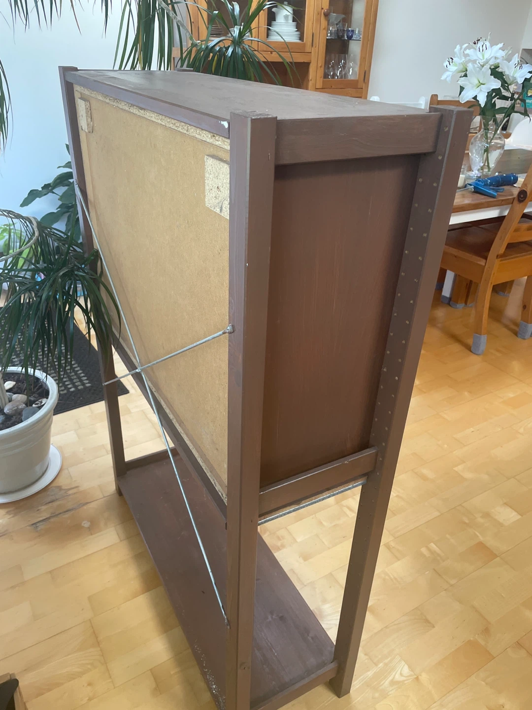 Brown Wooden Display Shelf Unit - photo 3