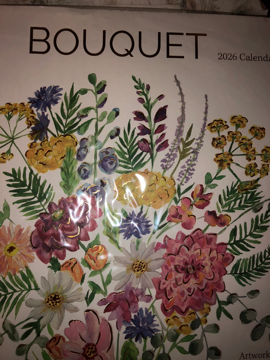 NIQUEA.D Bouquet 2026 Spiral Wall Calendar - photo 2