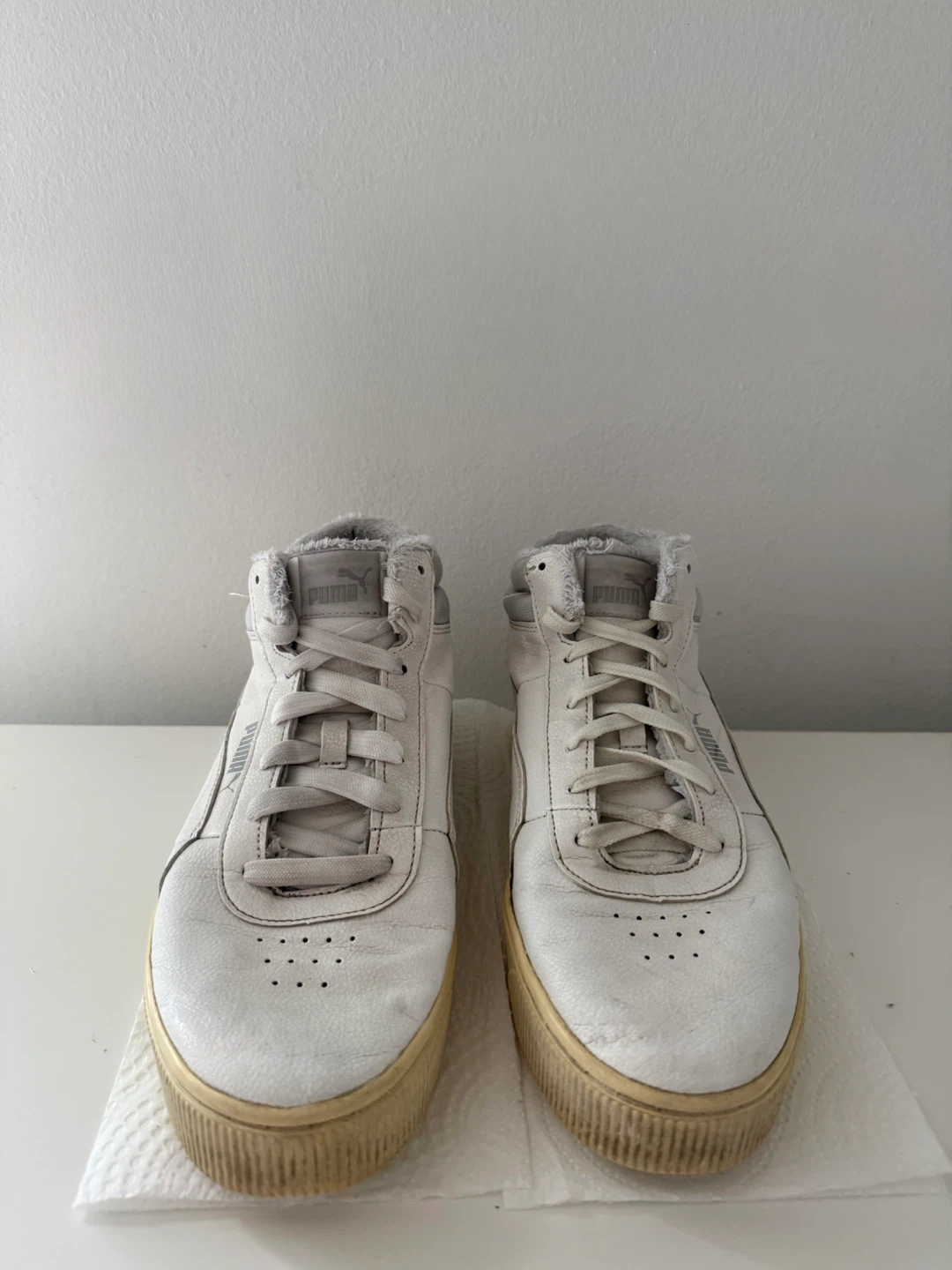 Puma White High-Top Sneakers - photo 2