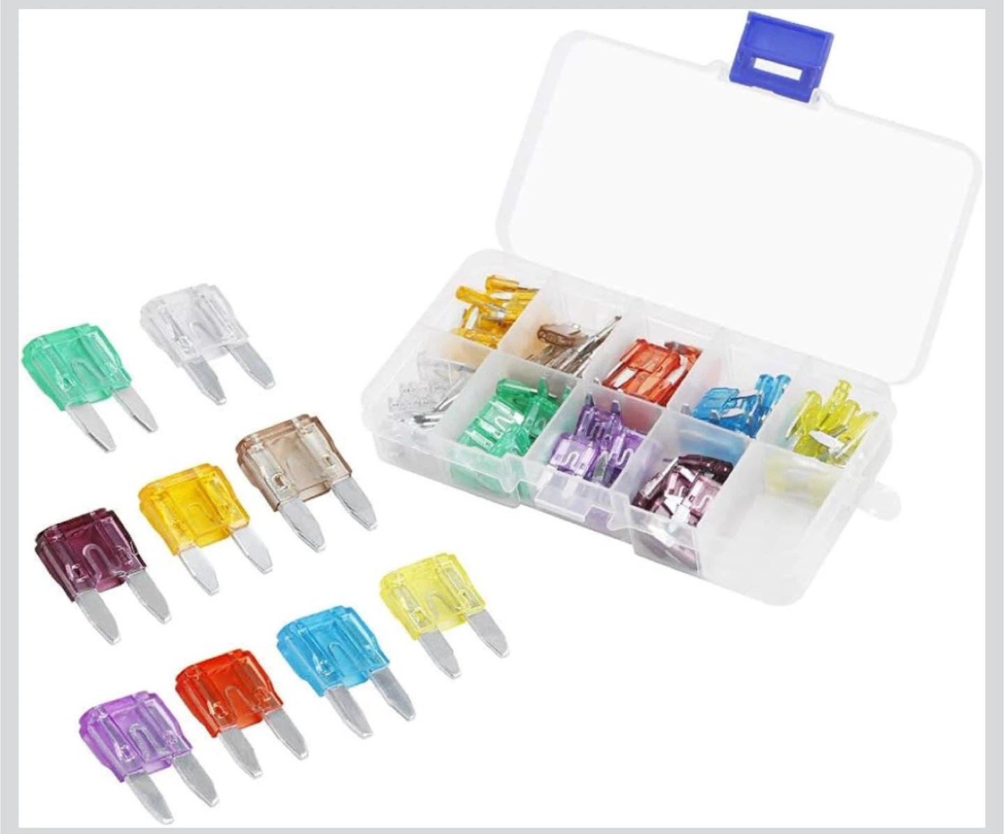 Assorted Automotive Fuses Set with Case
