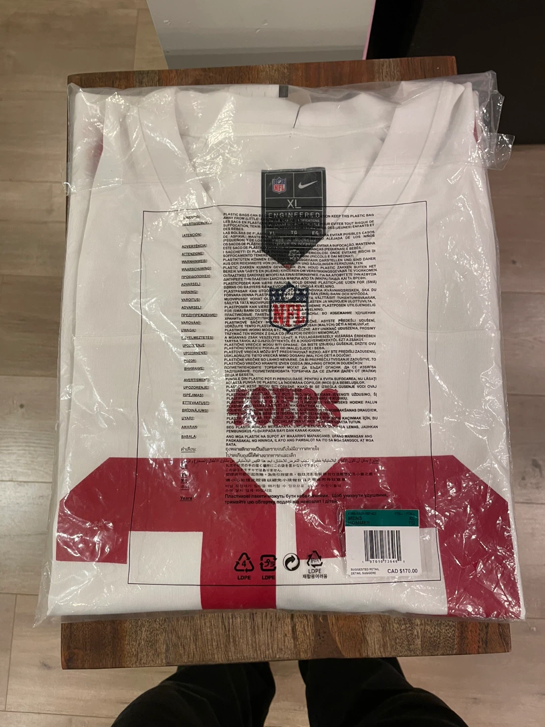 San Francisco 49ers NFL Jersey - XL - photo 2