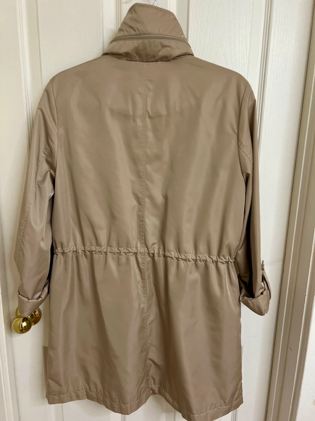 Ellen Tracy Beige coloured Hooded Jacket - size M - photo 4