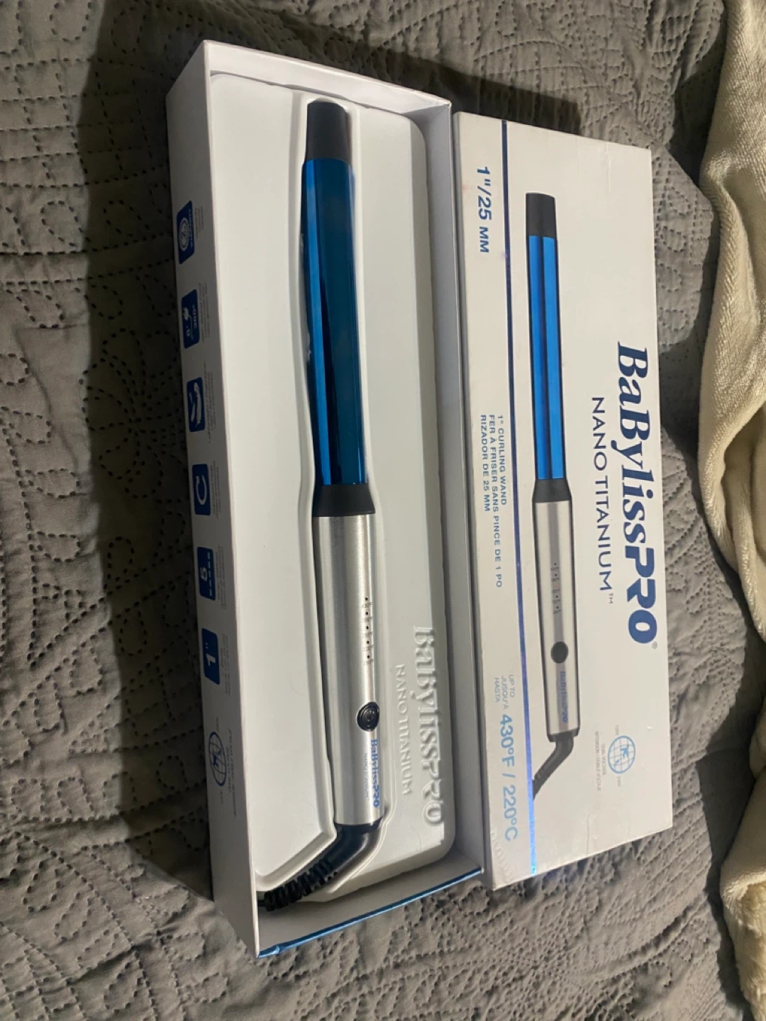 BaBylissPRO Nano Titanium Curling Wand - 1" / 25 MM - photo 2