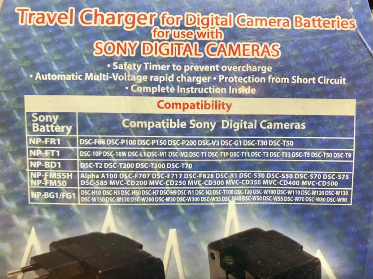 QUANTARAY DIGITAL Travel Charger for Sony Digital Cameras - photo 5