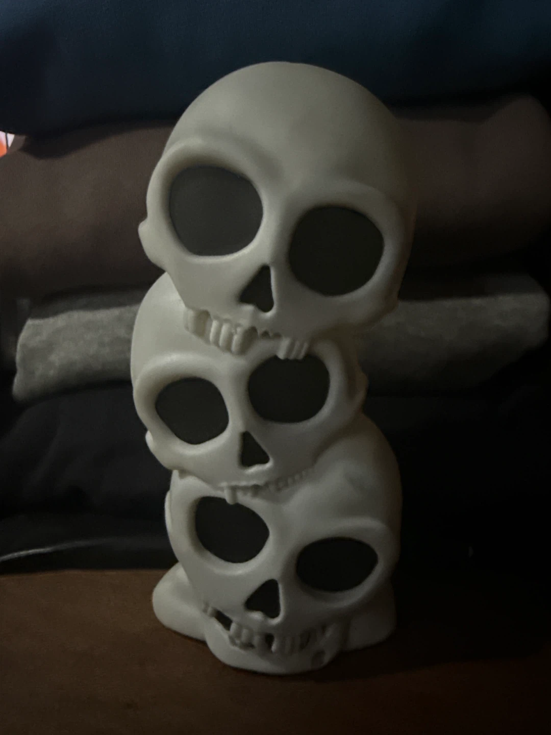 Stacking Skull Figurine