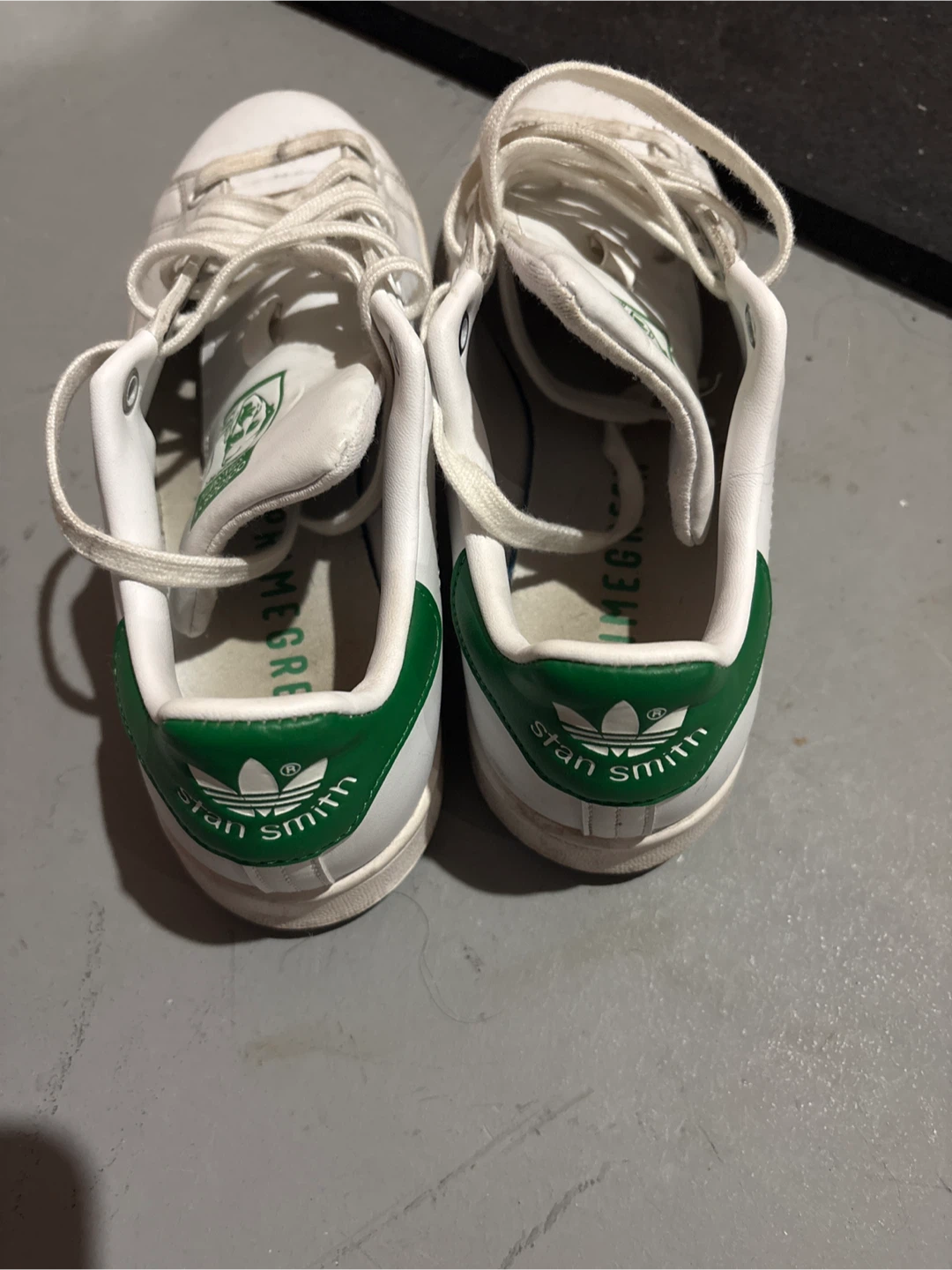 Adidas Stan Smith White Green Sneakers - photo 2