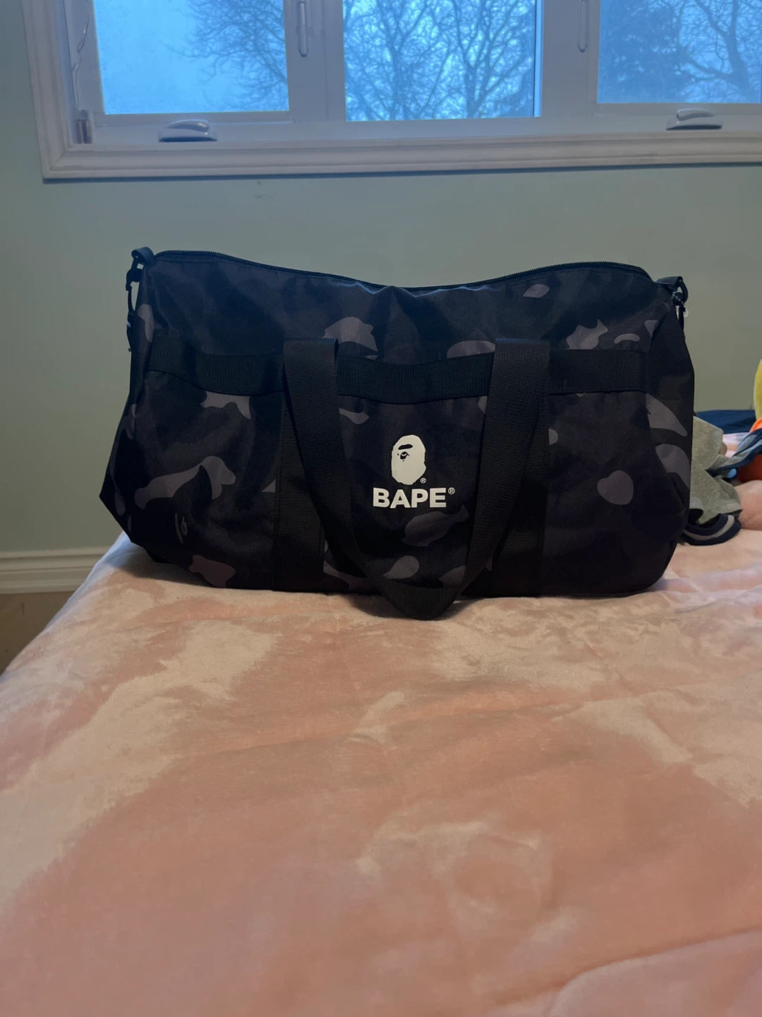 BAPE Camo Duffle Bag