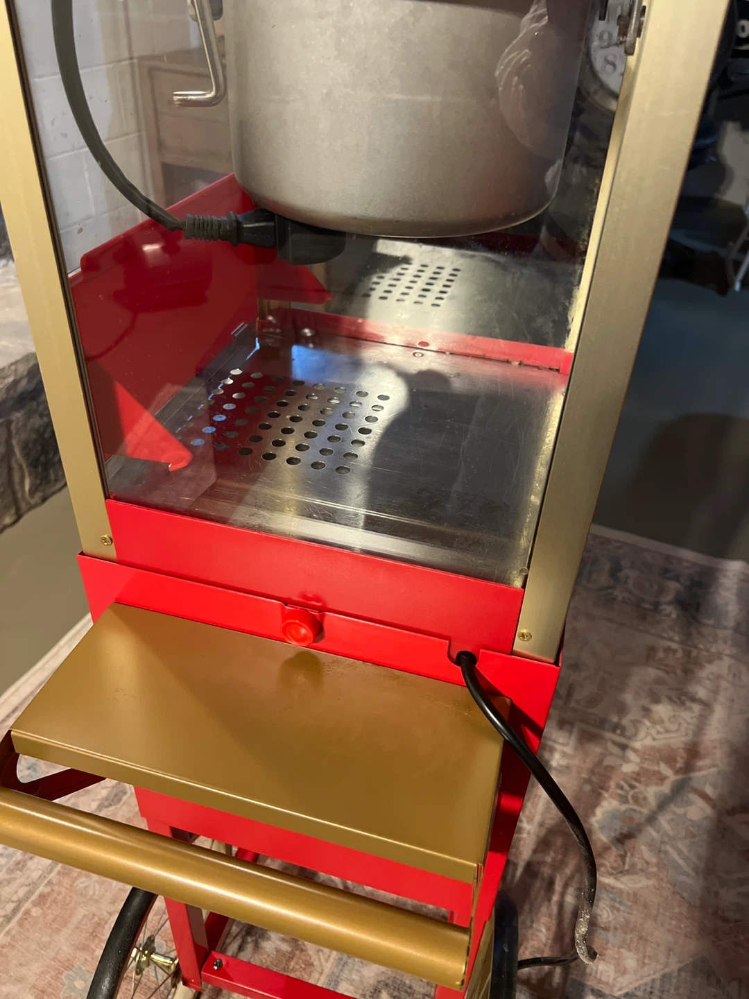 Nostalgia Old Fashioned Movie Time Popcorn Cart - photo 4