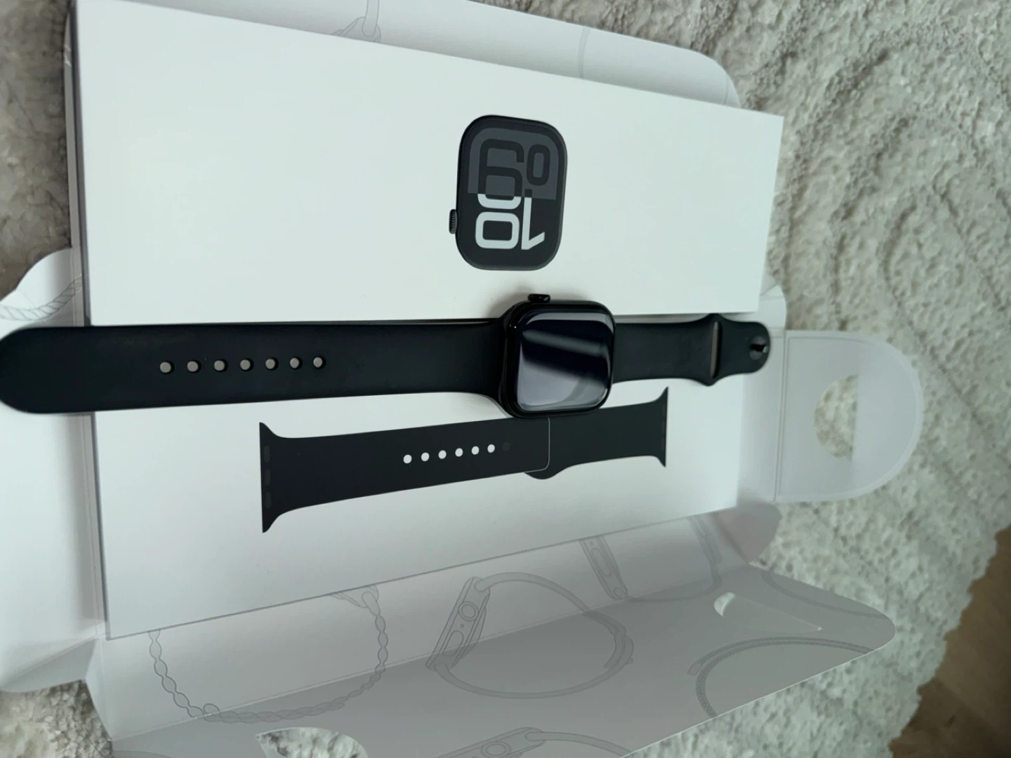 Apple Watch Series 10 GPS, Jet Black Aluminium Case