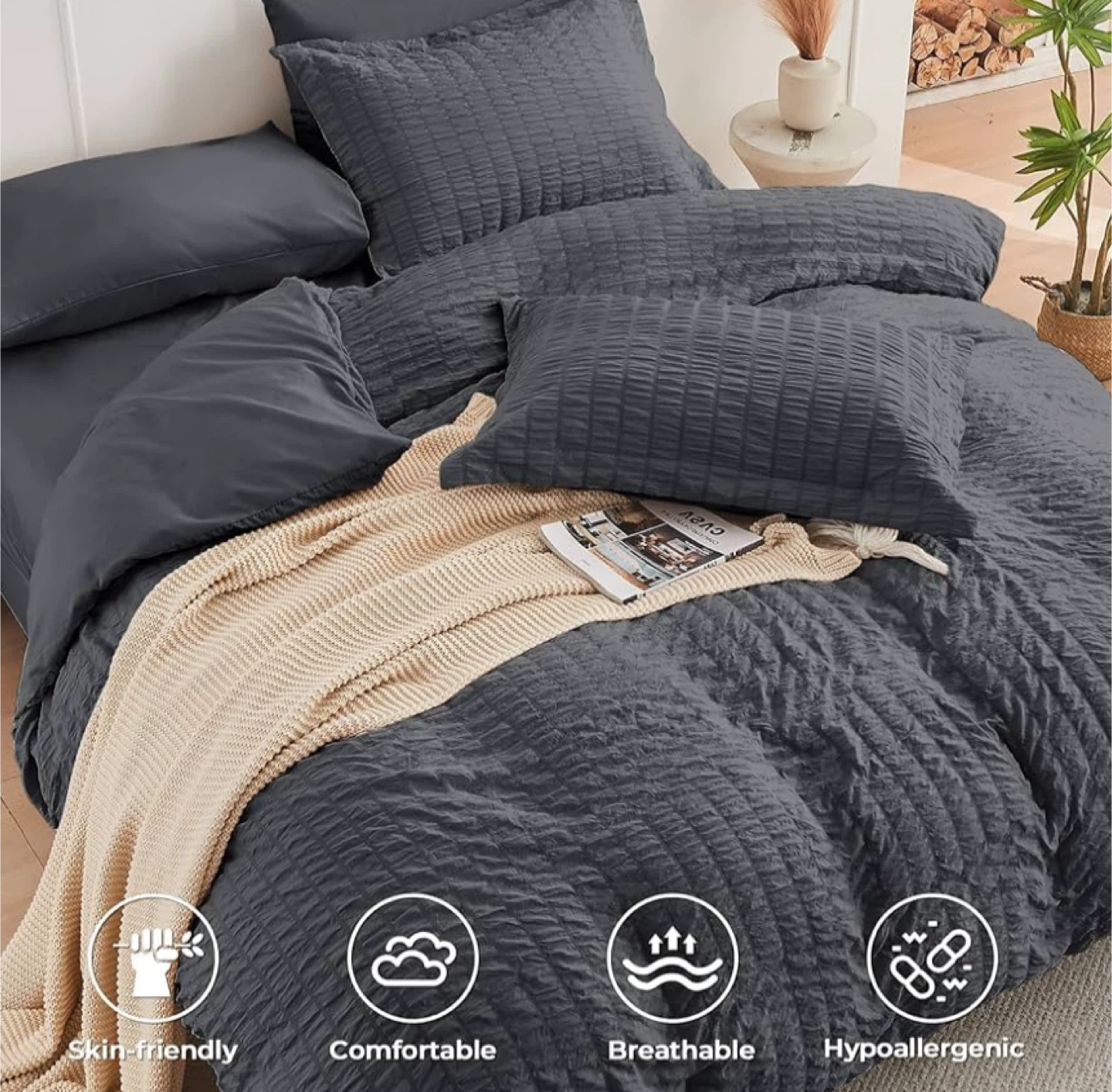 7 Piece King Size Comforter Set - photo 4