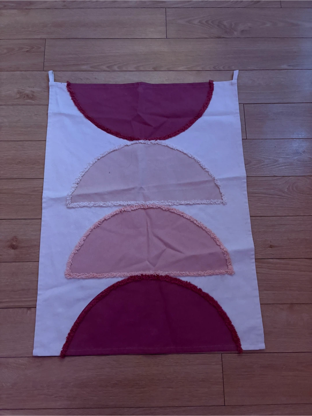 Wall Hanging with Geometric Design