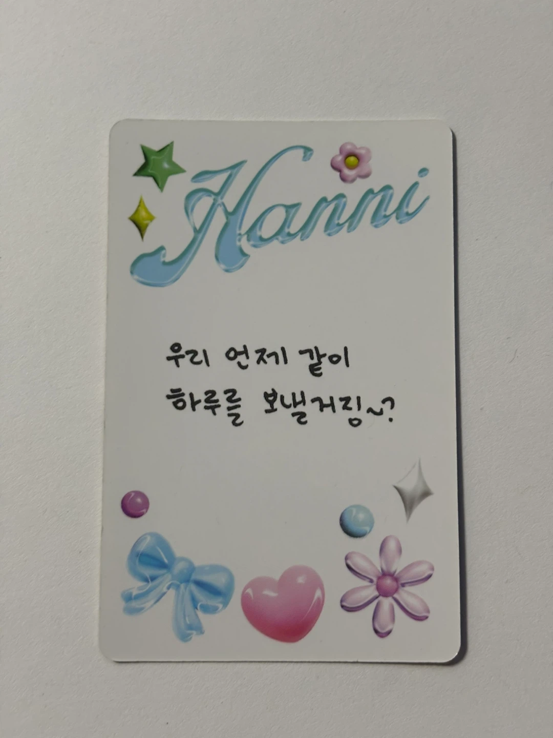 NewJeans Hanni Photocard - photo 2