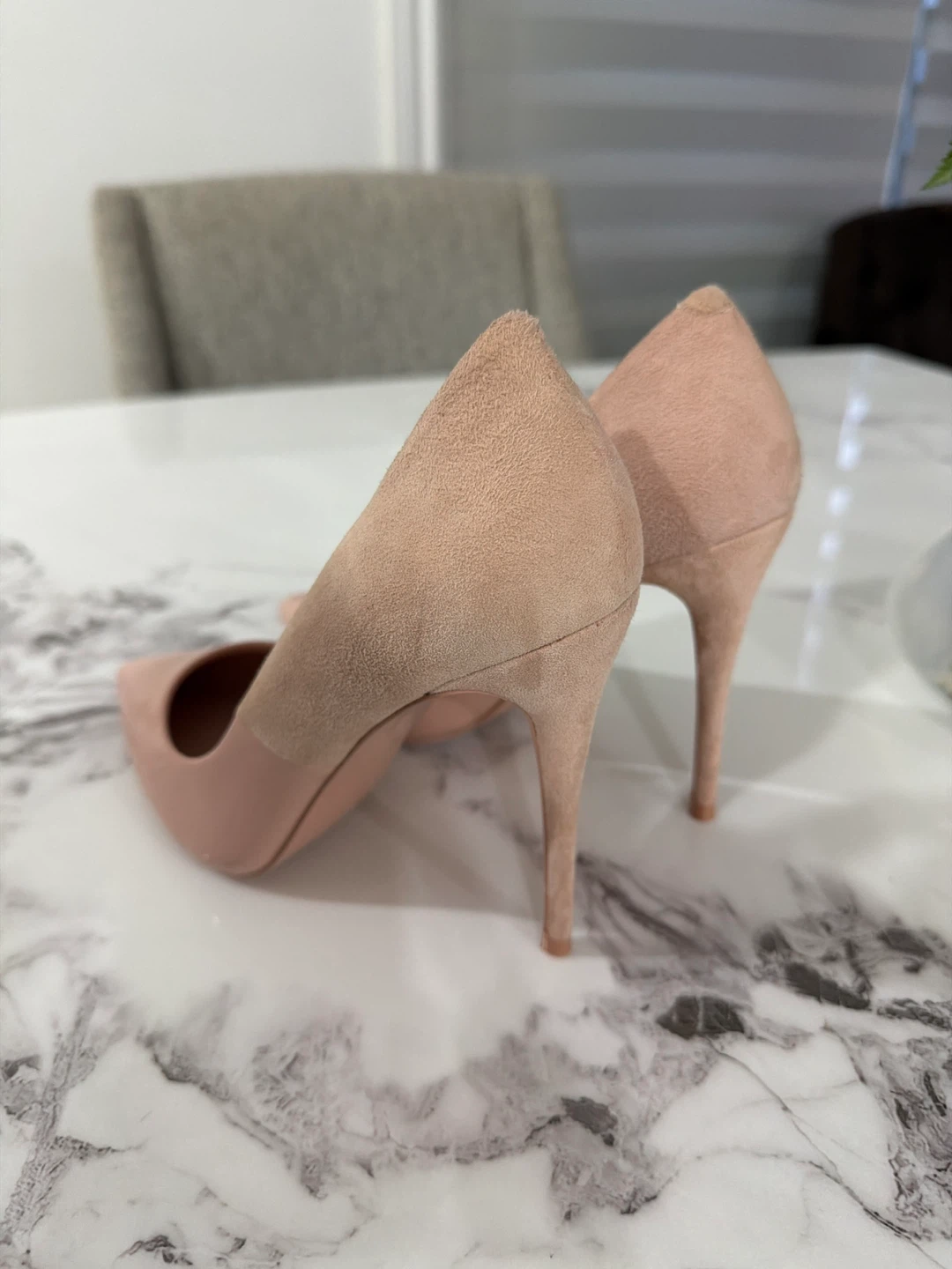 ALDO Women's Pink Suede & Patent Leather Heels - photo 3