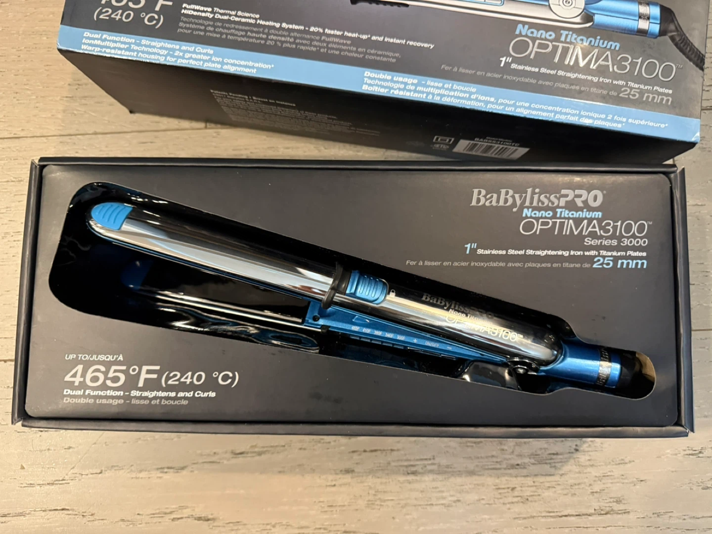 BaBylissPRO OPTIMA3100 Nano Titanium 1" Straightening Iron - photo 5