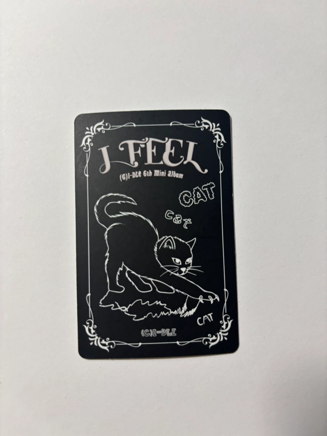 (G)I-DLE 6th Mini Album 'I feel' Cat Soyeon Photocard - photo 2
