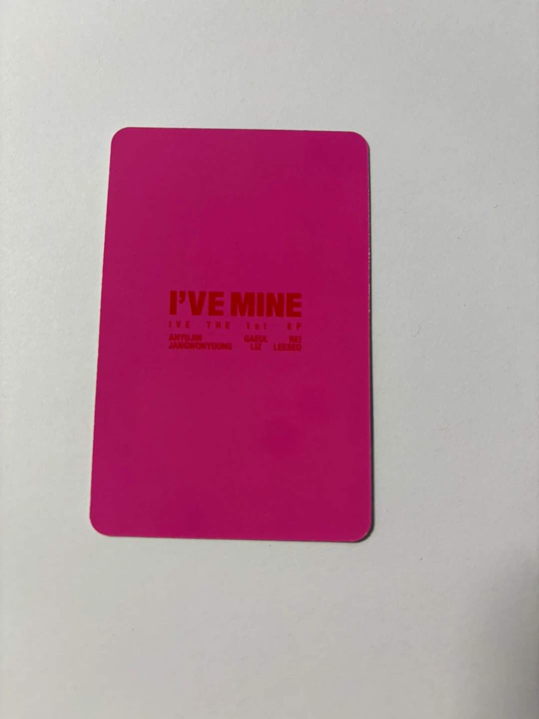 IVE The 1st EP 'I'VE MINE' Photocard Leeseo - photo 2