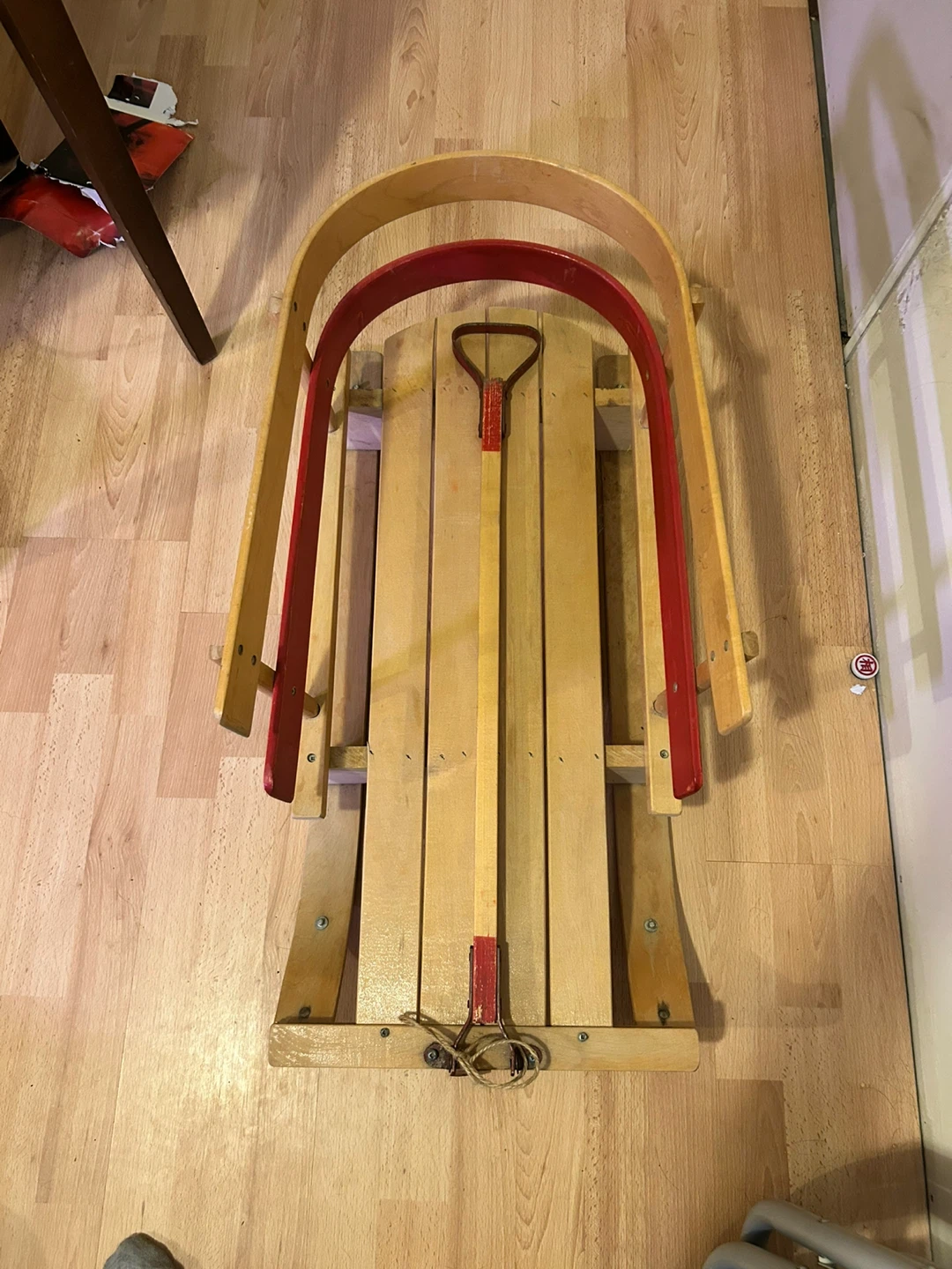 Vintage Wooden Sled - photo 2